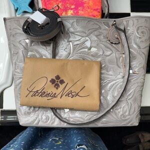 Patricia Nash Silver Embossed Tote